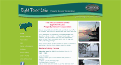 Desktop Screenshot of 8pointlake.org